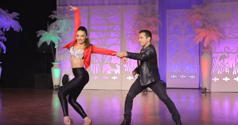 Hustle dance Raul & Yesenia IHSC 2016