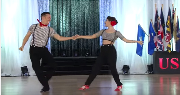 West Coast Swing San Diego couple