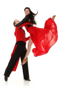 Latin ballroom dance style