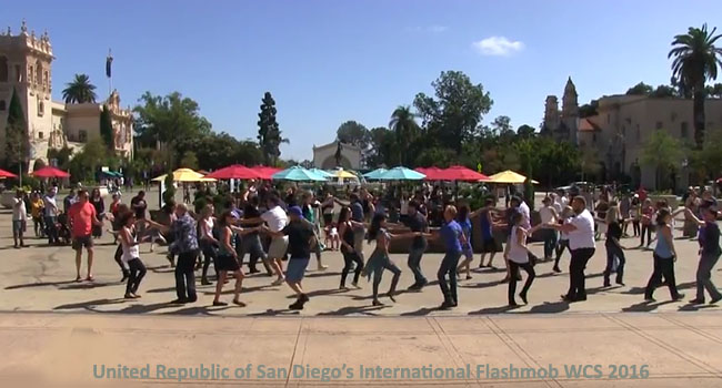 international flashmob west coast swing