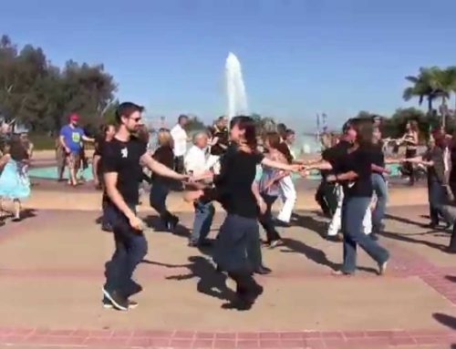 International Flashmob West Coast Swing 2015  San diego 1st Dance