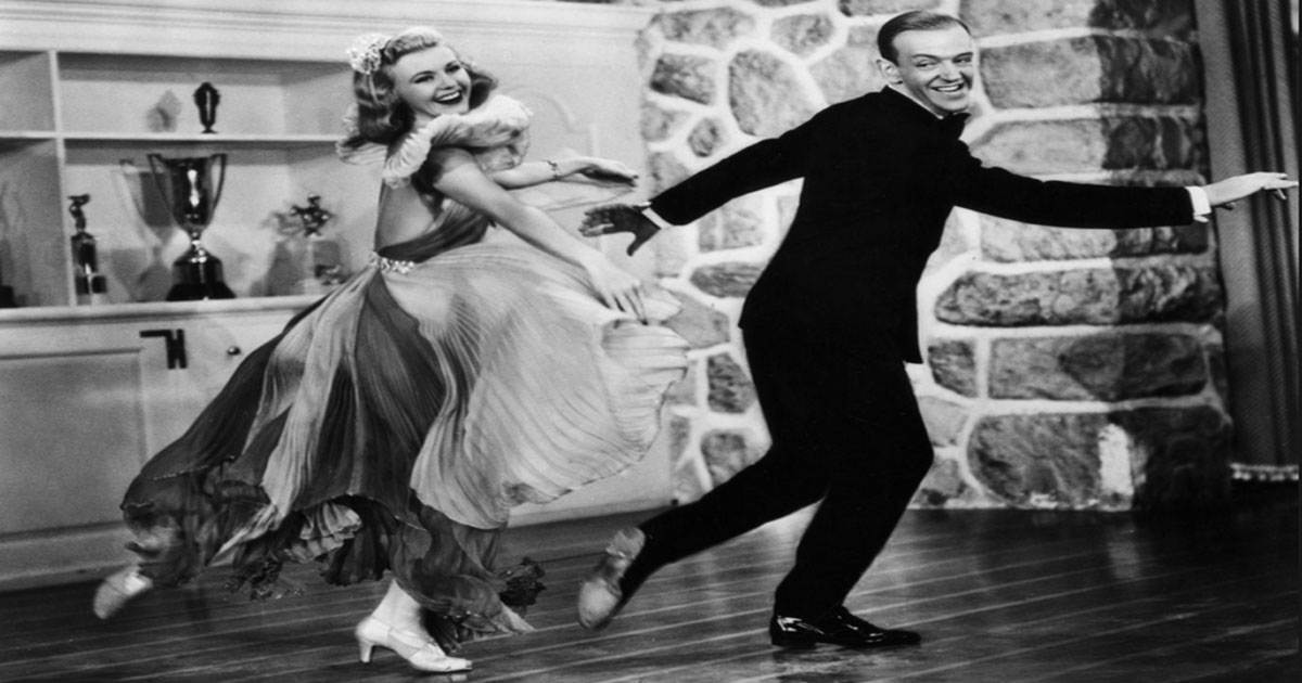 Fred Astaire & Ginger Rogers famous dancers