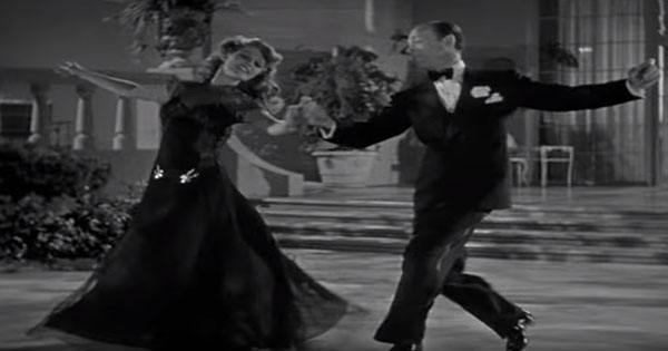 Fred Astaire & Rita Hayworth dancing