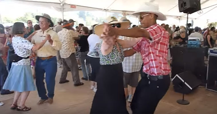 Zydeco Dancing couple