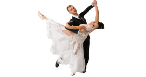 Couple dancing to waltz music