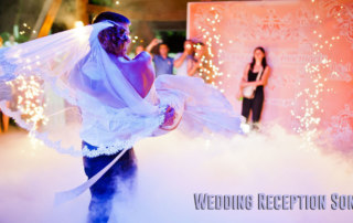 Wedding couple dancing to wedding Reception Songs