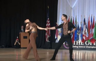 Dance Video Clips of West Coast Swing couple